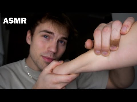 POV Massaging Your Hand ASMR (Tingly, Fast, Whispers)