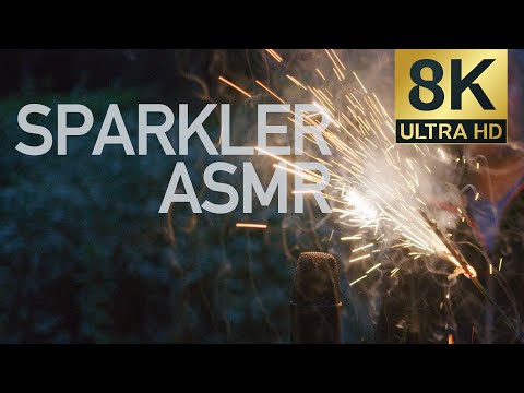 SPARKLER ASMR 🎇 Happy Independence Day! // No Talking // 8K