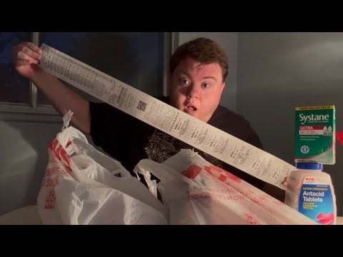 ASMR YET ANOTHER SATISFYING GROCERY HAUL (THE NECESSITIES)  