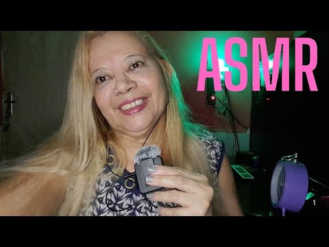 #ASMR # Vídeo  gravado com meu microfone  novo. 😴😴💤