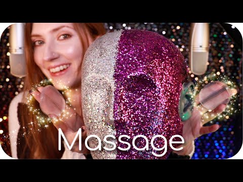 ASMR 4 x Tingles ✨ Gel Pad Lotion Ear Massage, Head Scratching, Brushing, Peeling & Whispering +