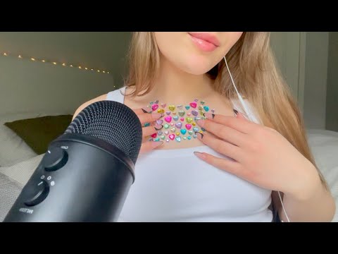 💎ASMR rhinestone jewel tapping & scratching💎