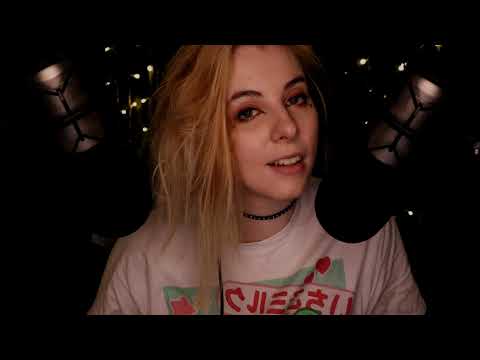 ASMR | soft breathing, ear blowing & shushing sounds - rain