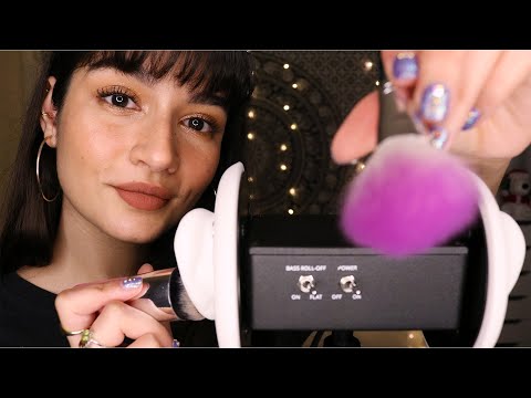 ASMR ~TINGLY~ Brushing & Tongue Clicking