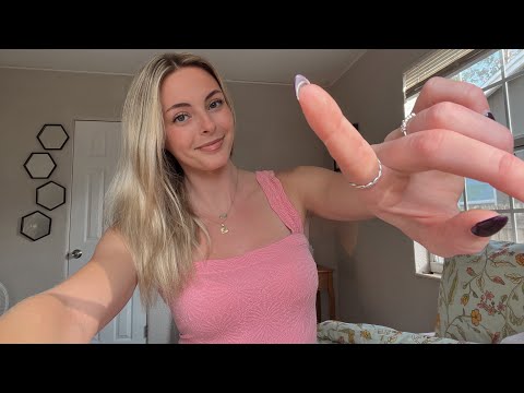 ASMR Air Tracing | Words, Shapes, Pictures, etc. Up close & Relaxing🍓Hand Movements