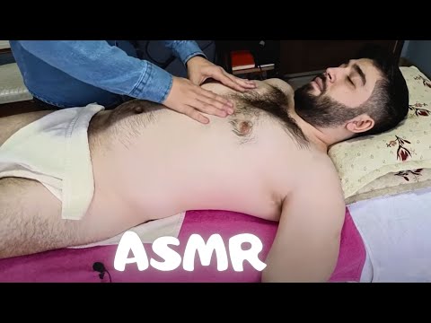 ASMR FULL BODY AMAZING MASTER TURKISH MASSAGE-Chest,leg,feet,abdominal,arm,back