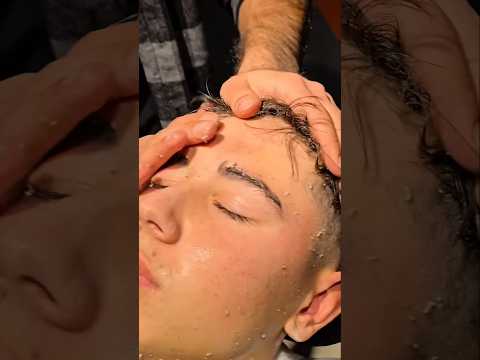 HEAD MASSAGE AND BACK DIRT REMOVAL ASMR SLEEP MASSAGE #relax #barber #massage #thebarbersarms