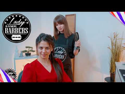 ASMR Massage by Barber Lady Dana (Compilation)