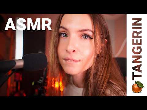 ASMR Eye Contact & Whispering for Sleep (Mic Scratching & Mouth Sounds) | Tangerin