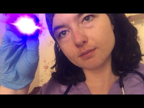 ASMR Check Up + Eye Test | soft spoken medical RP