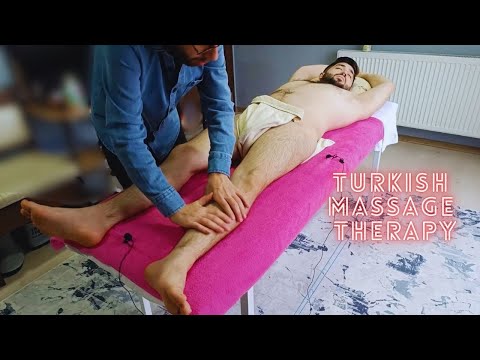ASMR VERY RELAXING CHEST,LEG,ARM AND FEET TURKISH MASSAGE THERAPY