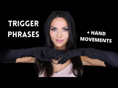 ASMR TRIGGER WORDS WITH HAND MOVEMENTS