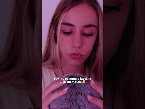 ASMR masaje capilar y facial 💆‍♀️💖 #asmr #asmrespañol #brushing