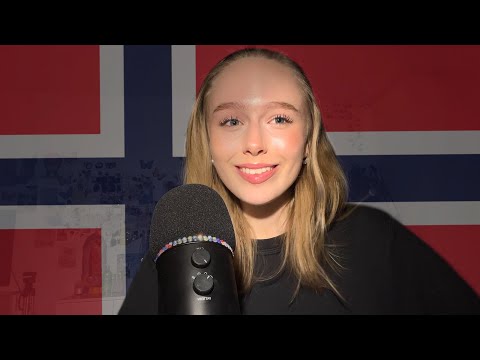 ASMR in norwegian/på norsk | teaching you norwegian pt. 2 🇳🇴