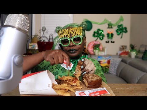 Arby's Ruben Special Sauce ASMR Eating Sounds