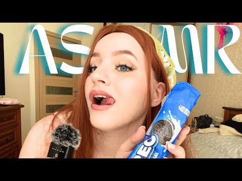 Crispy Mukbang ASMR with Chocolate Oreo | Classic Taste Close Up For Crazy Tingles