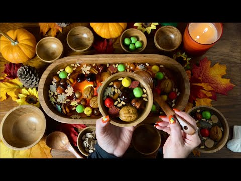 ASMR Autumnal Wood Soup! (Soft Spoken Version) Request~Making fantasy soup with all wooden items.