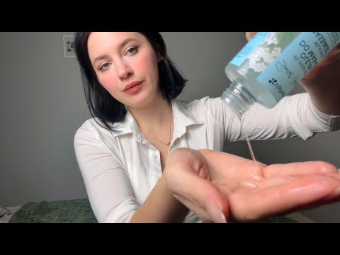 Relaxing Oil Hand Massage for YOU | ASMR Girlfriend Takes Care of You
