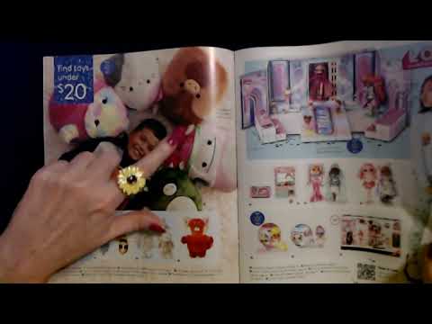 ASMR | Walmart Holiday Catalog Show & Tell 2022 (Whisper)