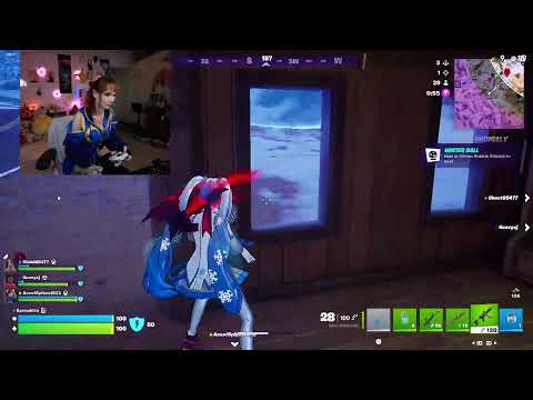 Chun Li Cosplay For Fortnite Srtream ! Playing With Viewers :)