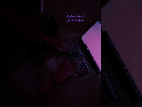 💻💜✨ #asmr #asmrita #relax #keyboard
