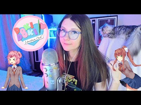 ASMR Doki Doki Literature club #1 Визуальный роман. ASMR прохождение игры