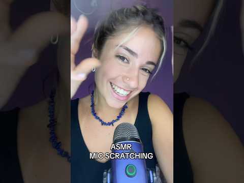 ASMR MIC SCRATCHING 💅🏼 #asmr #relax #visualtingle #tingles #triggersforsleep