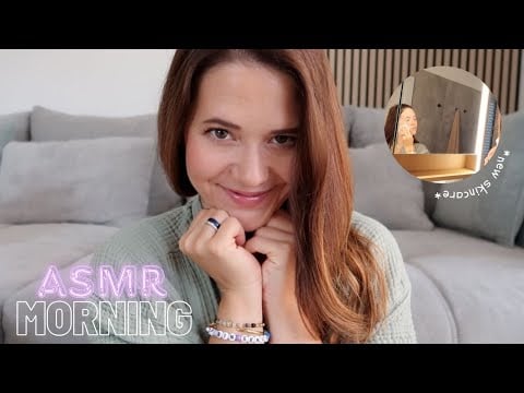 Ein cozy ASMR MORGEN 💫 🥰 mit Skin Care, Frühstück & Make up ~ ASMR VLOG (deutsch/german)