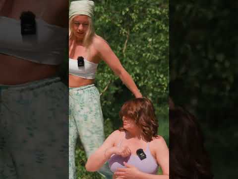 Woodland Wellness: Oksana’s Intense Massage & Stretch Session for funny Yulia #shorts