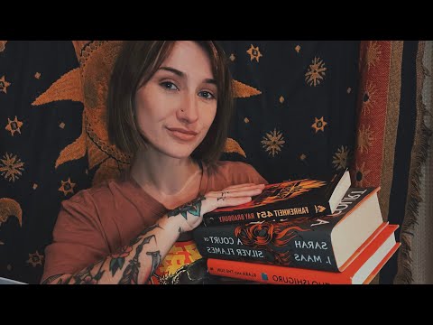 lofi cozy asmr - book talk and tapping 📚✨