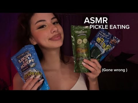 TRYING INSANE PICKLES😳ASMR (gone wrong)