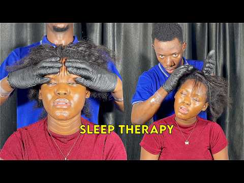 ASMR💫AGGRESSIVE HEAD SCALP SCRATCH , EAR CLEANING MASSAGE  & BONE CRACKING TOOLS FOR DEEP SLEEP