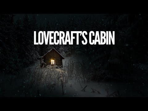 INSIDE HP LOVECRAFT'S CABIN - Rain, Paper Shuffling, Pen Writing, & Fireplace | ASMR ATMOSPHERE