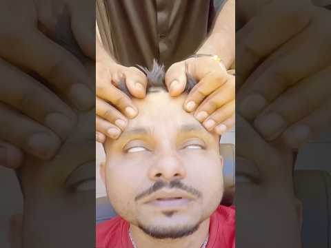 Ultimate Relaxation! Best Head Massage Experience in Dubai 😱✨ #shorts #asmr #massage #barber