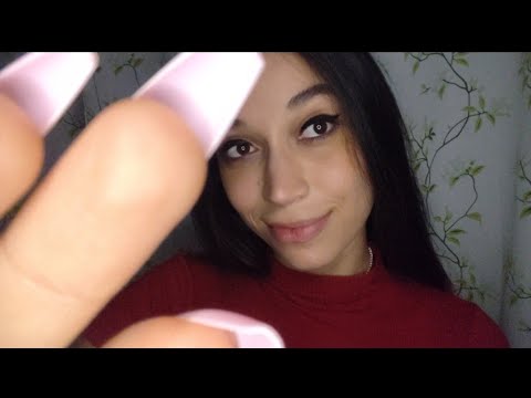 Asmr com unhas grandes - Vários gatilhos visuais e auditivos