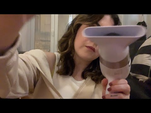 Asmr tratando e pranchando seu cabelo