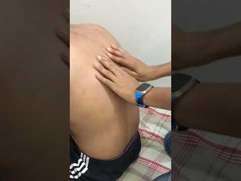 ASMR back Massage #asmr #soothingsounds #massagetherapy #backmassage #lahoribarber #relaxingmassage