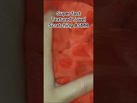 super fast towel scratching ASMR #asmr #scratchingasmr #fastasmr