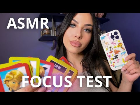 ASMR PER ADHD - FOCUS TEST VELOCE + SEGUI LE MIE ISTRUZIONI PER DORMIRE