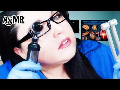 ASMR Ear Exam and Hearing Test Doctor Roleplay (Soft Spoken) (Medical Check Up, Gloves, Tuning Fork)