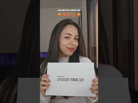 TABLET BOM CUSTO-BENEFÍCIO NA SHOPEE: VISION TAB 10 DA POSITIVO 🧡