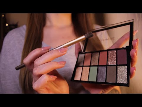 ASMR Doing Your Makeup For Sleep 💤 Layered sounds, no talking, gentle personal attention
