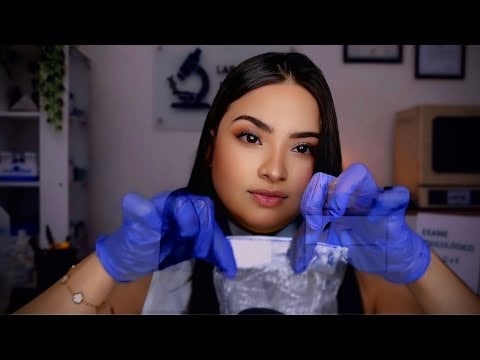 ASMR MÉDICO :EXAME TOXICOLÓGICO!
