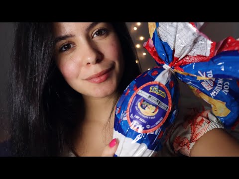 ASMR COMENDO OVO DE PÁSCOA 7 BELO