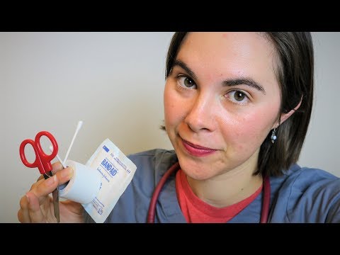 ASMR Treating Your Wound Roleplay (Soft Spoken)