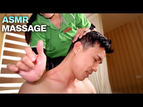 ASMR 🔥 I Got a Fantastic Foot Reflexology and STRONG Massage Combo!