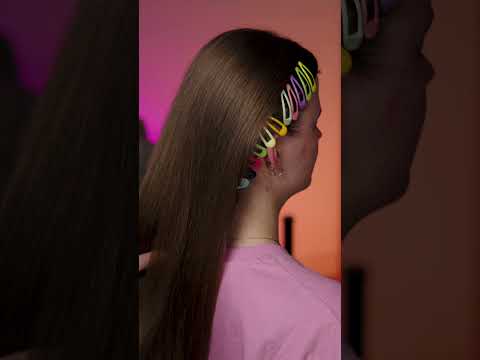 Why is this 30 second hair brushing ASMR so addictive? 👀 #asmr