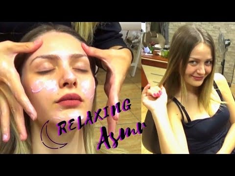 🌙ASMR Relax-Soft Female Massage | Miss "Ece" (Head-Face-Ear-Back)