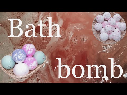 АСМР бомбочка для ванны|ASMR bath bomb