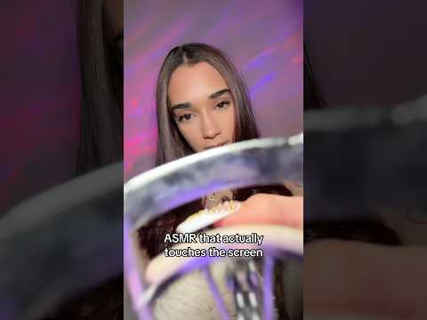 ASMR that ✨actually✨ touches the screen #asmr #asmrvideo #asmrsounds #asmrtiktoks #fyp